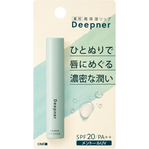 Omi Brotherhood Menturm Deeper Medicated Menthol Lip Stick - SPF20 PA++